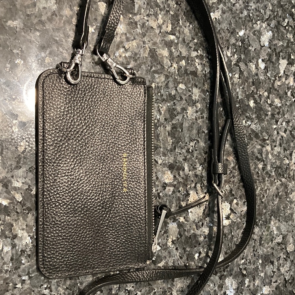 Bandolier crossbody strap with zip pouch